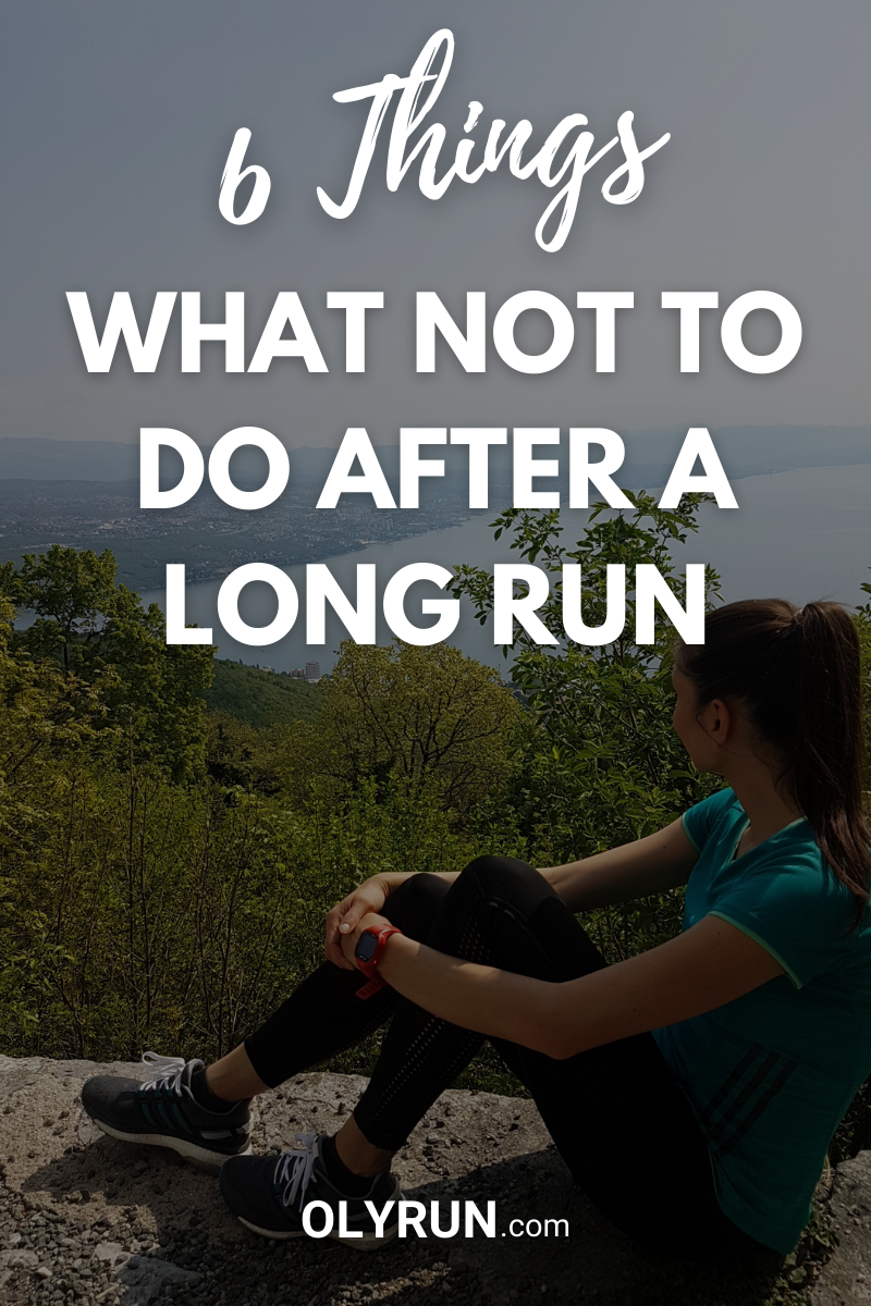 6 things what not to do after a long run