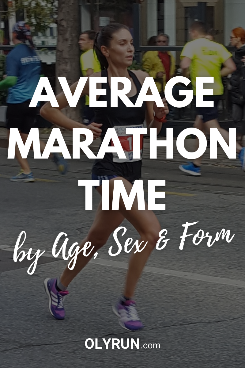 average marathon time