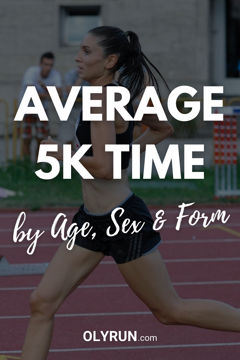 Average 5K Time By Age Sex And Ability Level OLYRUN