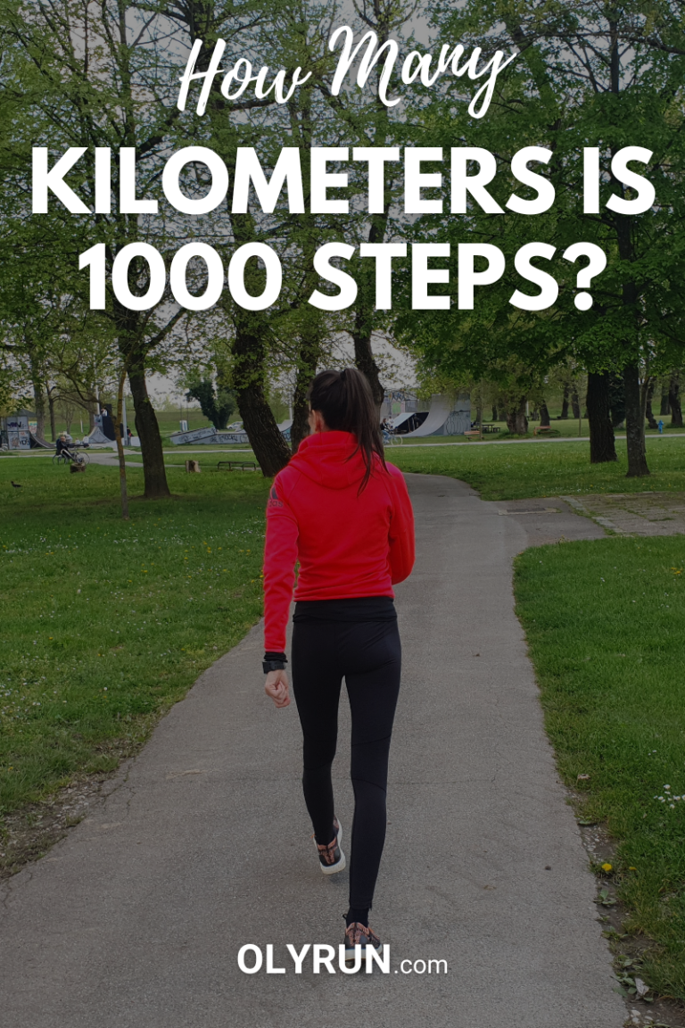 How many kilometers is 1000 steps