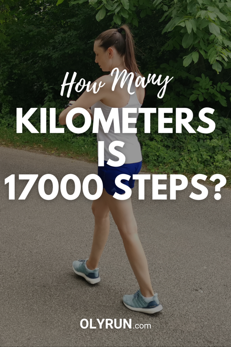 How many kilometers is 17000 steps