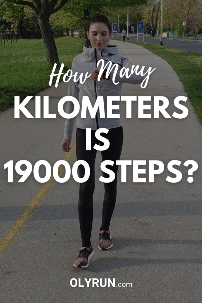 How many kilometers is 19000 steps
