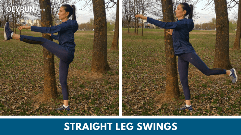 Straight leg swings