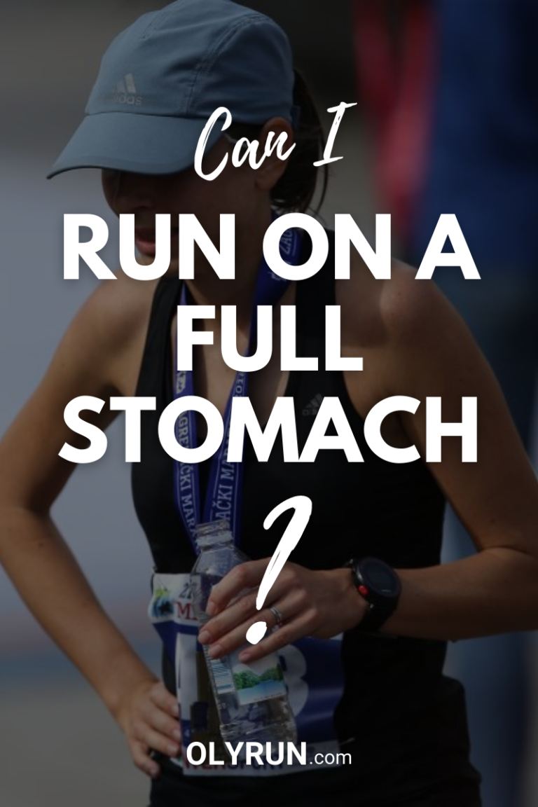 can i run on a full stomach
