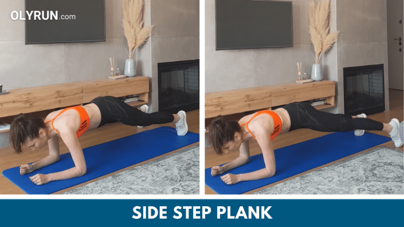side step plank