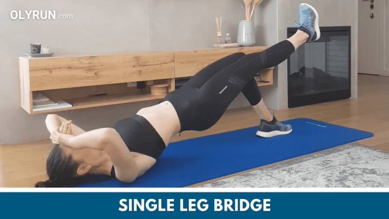 single leg bridge